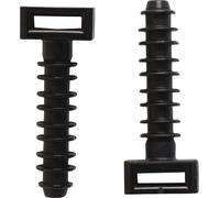 SUPPORTO A TASSELLO PER FASCETTE Ø8,1x38,1 mm. - Cf. 100pz.