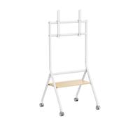 Supporto a terra Aisens ECO con ruote - 1 ripiano per schermo interattivo/TV 80 kg 37-86 - Colore - Nouvo