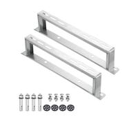 Supporto a terra per mini condizionatori d'aria divisi, staffa di supporto per condizionatore d'aria per sistema a pompa di calore CA condensatore da 9000 a 36000 BTU, 3600 libbre