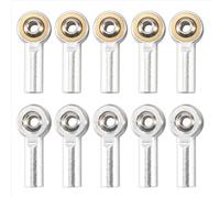 Supporto a testa sferica per giunto di collegamento a spinta in metallo da 10 pezzi per 1/10