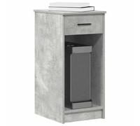 Supporto a Torre per Computer con Cassetto Grigio 35x45x77 cm - Mobile PC con Ampio Spazio di Archiviazione, Materiale Truciolato Resistente, Ideale per Ufficio e Casa, Facile da Pulire e Montare
