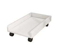 Supporto a torre per computer Supporto per carrello per PC Custodia in legno per CPU Supporto da pavimento Supporto per CPU Mobile Supporto per CPU Supporto da tavolo con 4 ruote girevoli