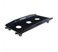 Supporto a torre per PC con sabbia sotto la scrivania, carrello in metallo per CPU, custodia mobile con ruote bloccanti, rialzo, si adatta alla maggior parte dei PC da gioco supporto per moquette
