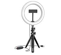 Supporto a Treppiedi Anello Luminoso USB con 3 collori 2800k-6500k LED 16W