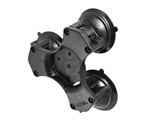 SUPPORTO A TRIPLA VENTOSA RAM-MOUNT RAP-365-224-1BU CON 3 VENTOSE TRIPLE SUCTION