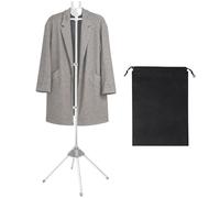 Supporto a vapore per vestiti, portatile, per stiratura a vapore, pieghevole, con altezza regolabile, per dormitorio, appartamento, casa, hotel, viaggi, camper