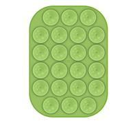 Supporto a ventosa Celly FIXSQUARE Verde Silicone Universale