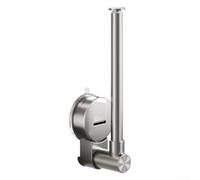 Supporto a ventosa da cucina per involucri di plastica, rotoli di carta e stracci, installazione senza trapano, design salvaspazio per armadi