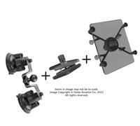 Supporto A Ventosa Doppia Pivotante X-Grip Per iPad Mini, Altri Tablet Da 7"-8"