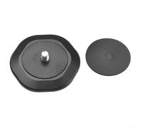 Supporto a ventosa in alluminio per DJI Pocket 3/2, per INSTA360 X3/X2/GO 3/4, base magnetica in metallo con vite da 1/4" per action camera