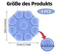 Supporto a ventosa in silicone per cellulare, la gomma siliconica di qualità garantisce ventose forti, supporto autoadesivo antiscivolo per