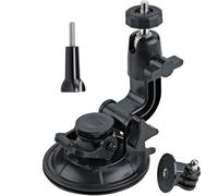Supporto a ventosa per action camera, supporto per parabrezza auto, adattatore per treppiede, vite universale compatibile