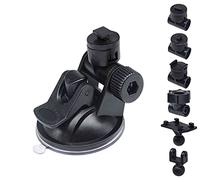 Supporto a ventosa per Dash Cam S40 (3a generazione) con 10 giunti rotanti a 360 gradi, compatibile con Rexing, Old Shark, Yi, TOGUARD, Compark, Kingslim, Crosstour e la maggior parte delle fotocamere