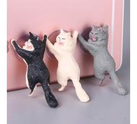 Supporto a Ventosa per Smartphone Supporto Dal Design Simpatico Gatto, Forte Ventosa, Adatto a Diverse Occasioni, 6 Pezzi con Vari Colori, Perfetta Decorazione della Scrivania (Come mostrato)