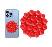 Supporto a ventosa per telefono cellulare, supporto per telefono cellulare in silicone, supporto per telefono per finestrino 'auto, supporto per telefono a specchio con 19 ventose indipendenti,