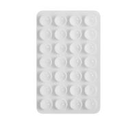 Supporto a ventosa per telefono - Supporto per cellulare in silicone, forte ventosa - Supporto per telefono compatto per selfie e video, pellicola portatile per smartphone, per chattare
