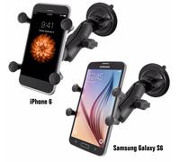 SUPPORTO a VENTOSA RAM-B-166-UN7U Ram-Mount su cellulare MOTOROLA Oppo Xiaomi LG