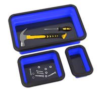 Supporto a vite magnetico - Strumenti magnetici forti | Organizer per parti sicure per viti, bulloni, unghie, piccoli accessori, custodia magnetica portatile per meccanica e fai da te.