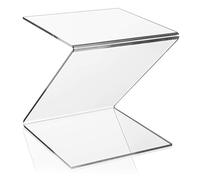 Supporto a Z in plexiglas® originale, ad esempio come espositore per vasi/statuette in vetrina/vetrina e esposizioni (20,0 x 20,0 x 28,0 cm).