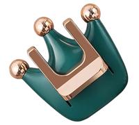 Supporto Abs da Corona Asciugacapelli Verde in Parete | Adesivo, senza Fori, Rimovibile, per Camera e Doccia, Aumenta lo Spazio di Stoccaggio