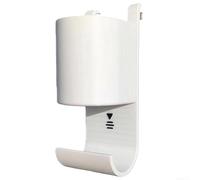Supporto ABS Nero per Bottiglie e Teli da Tennis(White) | Installazione per facile sulla rete, niente attrezzi, tiene per bottiglia e telo, design compatto, per ideale per match