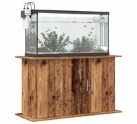 vidaXL Aquariumstandaard 101x41x58 cm bewerkt hout oud houtkleurig
