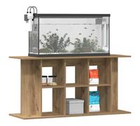 Supporto Acquario 120x40x60 cm Multistrato Rovere Artigianale Mobile per