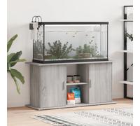 vidaXL Supporto Acquario 121x41x58 cm Legno Multistrato Grigio Sonoma