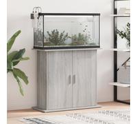 vidaXL Aquariumstandaard 81x36x73 cm bewerkt hout grijs sonoma eiken
