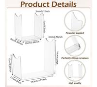 Supporto acrilico cervo staffa da parete espositore natalizio design a for