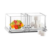 Supporto acrilico per sacchetti di tè - organizer trasparente per sacchetti di caramelle da 14,6 cm | organizer per pacchetti creativeTea | progettato per organizzare bustine di tè, per