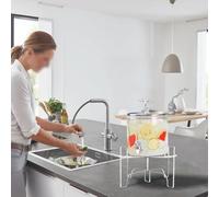 Supporto Acrilico per trasparente per Dispenser Bevande 5L Supporto(Large) | Acrilico per trasparente, design elegante, montaggio , per ideale per feste, cucina quotidiana