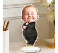 Supporto acrilico personalizzato di Boss Baby + 1/3/5 pezzi di decorazioni da scrivania personalizzate, adatte come ricordi di matrimonio, forniture per feste di compleanno, regali di San Valentino, a