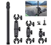 Supporto Action Camera, Supporto per Videocamera Accessorio per insta360 x4 Morsetto Selfie Moto Rotazione a 360 Gradi Motocicletta Telecamera Montaggio per Moto per Insta 360 X3/ X2/ One RS/ Ace Pro