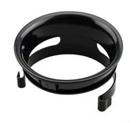 Supporto ad anello per dispenser per caffè espresso, compatibile con moka, parte di ricambio nero, altezza 3,6 cm