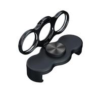 Supporto ad anello per telefono - 1 supporto per telefono PC girevole a 360 gradi, doppio anello, tre dita clip sul retro | anello pieghevole per cellulare, per mano, dita, casa, cucina, ecc