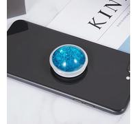 Supporto ad anello per telefono 3D con presa liquida glitterata