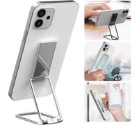 Supporto ad anello per telefono con 2 bracci rotanti, supporto magnetico regolabile per rotazione a 360 gradi (design pieghevole e portatile),