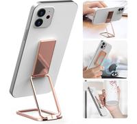 Supporto ad anello per telefono con 2 bracci rotanti, supporto magnetico regolabile per rotazione a 360 gradi (design pieghevole e portatile),