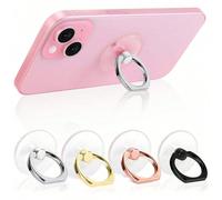 Supporto ad anello per telefono trasparente, supporto ad anello per dita rotante a 360°, compatibile con la maggior parte dei telefoni, tablet e custodie per telefono, compatibile con iphone, telefoni