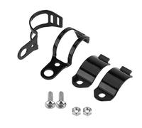 supporto adattatore 2 supporti per lampada da moto, supporto per faro anteriore per indicatori di direzione, per forcella anteriore da 30-45 mm, scooter Staffe Supporto Faretti(Black)