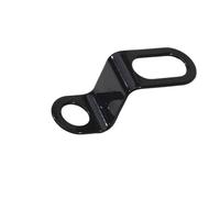 supporto adattatore 2 supporti per lampade per moto, supporto per indicatori di direzione per forcella, supporto per lampade, faro anteriore faro per lampadina(Black 1Pair)