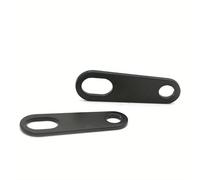 supporto adattatore 2 supporti universali per indicatori di direzione per moto, per lampade a forcella, accessori per morsetti di montaggio faro per lampadina(Black)