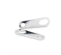 supporto adattatore 2 supporti universali per indicatori di direzione per moto, per lampade a forcella, accessori per morsetti di montaggio faro per lampadina(Silver)