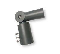Supporto / adattatore alluminio regolabile 120° per armature stradali LED Mod. V