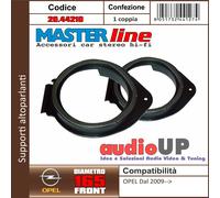 SUPPORTO ADATTATORE ALTOPARLANTI DIAMETRO 165 mm CHEVROLET TRAVERSE 08 IN POI
