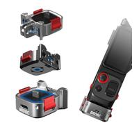 Supporto adattatore di ricarica a sgancio rapido per Insta360 Luna Ultra/Pro, base di espansione staffa in alluminio con foro per vite da 1/4/adattatore per caricatore/morsetto magnetico a 2 poli per