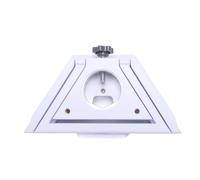 Supporto Adattatore Ethernet Staffa Satellitare Ethernet 2 in 1 con 3 Fori per Viti, Staffa Satellitare Mini Ethernet per Tubo da 38,5 Mm