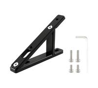 Supporto adattatore gabbia borraccia in alluminio per bici con set viti ruggine