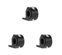 supporto adattatore Kit di supporto per tubo di montaggio indicatori di direzione per manubrio da 22 mm per moto, staffe di supporto per fari anteriori e posteriori faro per lampadina(3PCS)